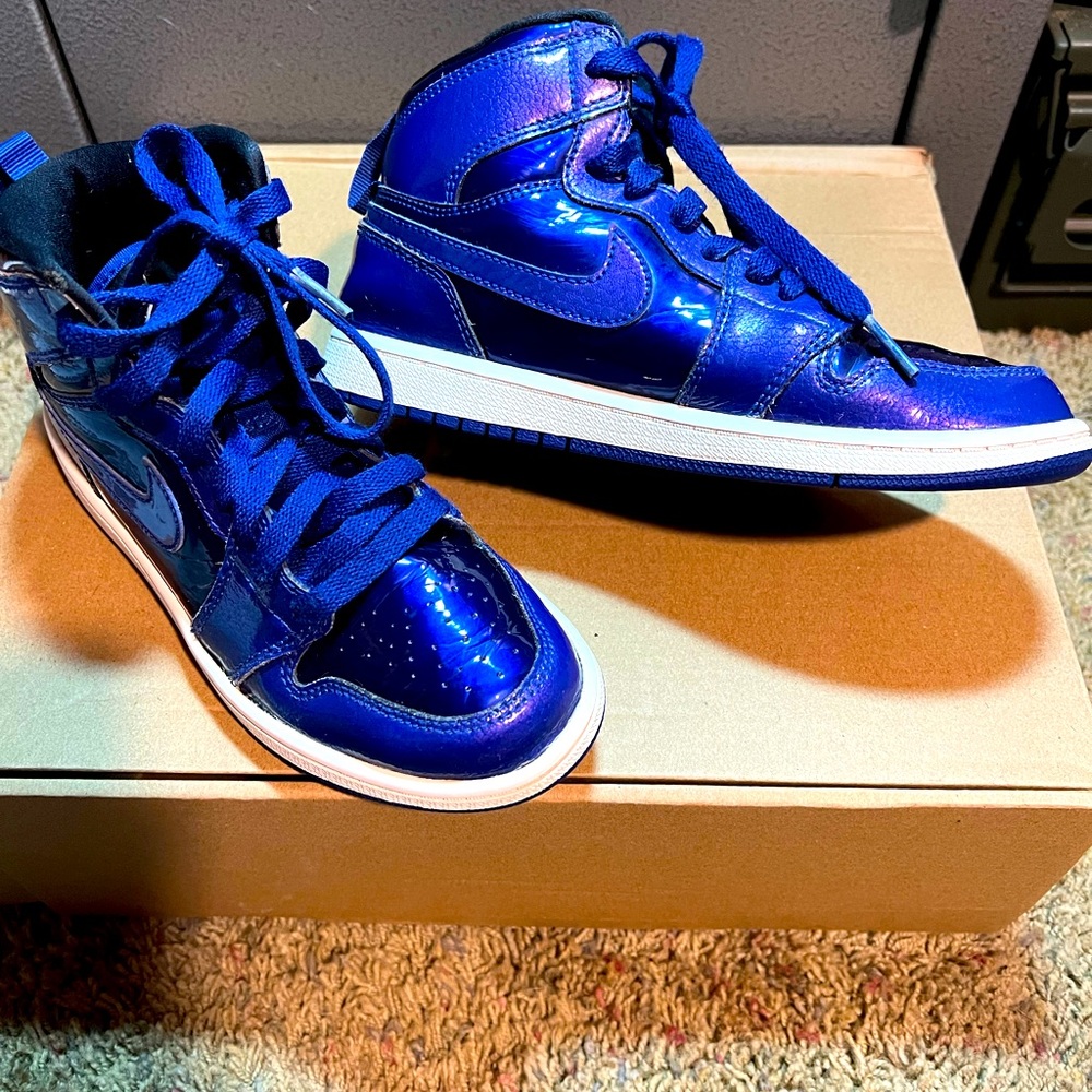 2016 Nike Air Jordan 1 Retro high BP Deep Royal Blue Unisex/gently used